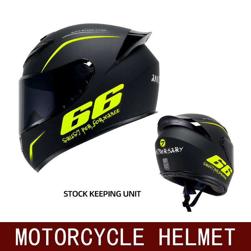 Motorcycle Helmet and Safety Scooter Motorcycle Modular Capacitor Helmet Engine Full Face Integral Motorcycle Full Helmet