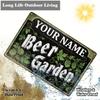 Personalized Custom Metal Sign Beer Garden Pub Decor Outdoor Bar Wall Art