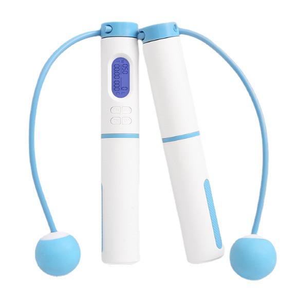 Smart Cordless Weighted Jump Rope with Counter - Ideal for Fitness & Exam Timing