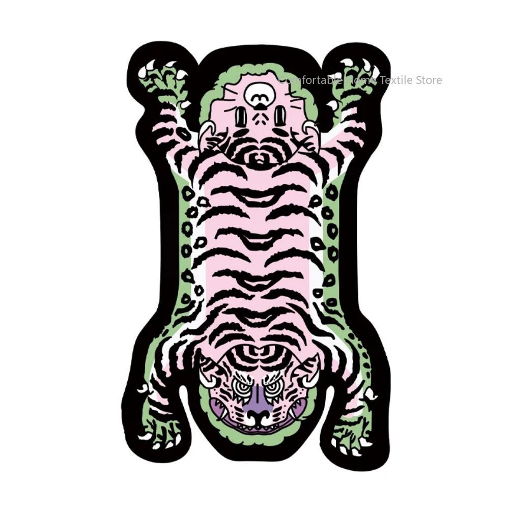 Carpet Living Room Cute Cartoon Tiger Decor Carpets Children Bedroom Bedside Large Area Rug Home Decoration Cloakroom Foot Mat