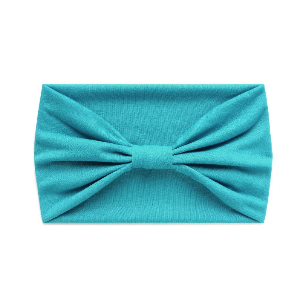 Stretchy Solid Color Sports Headband - Sweat-Absorbing Yoga & Running Hairband