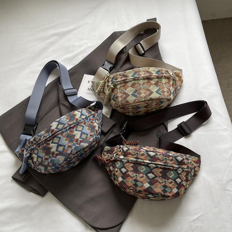 Bohemia Belt Waist Bags For Women Fashion Fanny Pack Female Banana Waist Pack Hip Purse Shoulder Crossbody Chest Bag