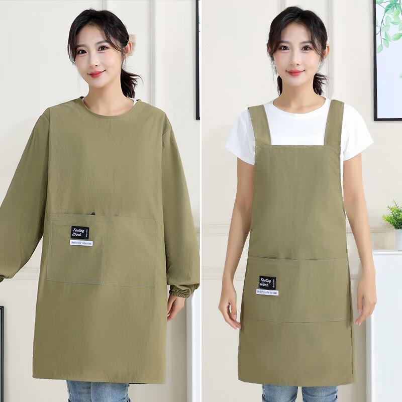 Bayou Waterproof Long-Sleeve Apron & Smock Set