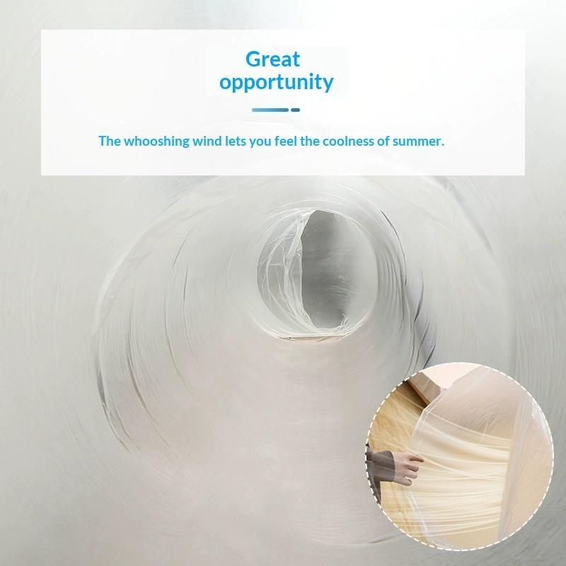 Plastic Air Conditioning Extended Bag 8-20M Folding AC Wind Delivery Duct Durable for Commercial Office Cooling