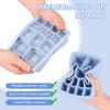 Silicone Ice Cube Mold Reusable Square Ice Cube Molds with Lid Whiskey Cocktail Freezer DIY Ice Maker Barware Kitchen Gadgets