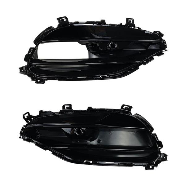 Pair of Front Bumper Grille Air Vent Deflectors for 16-18 Benz A-Class W176 A45 AMG. None