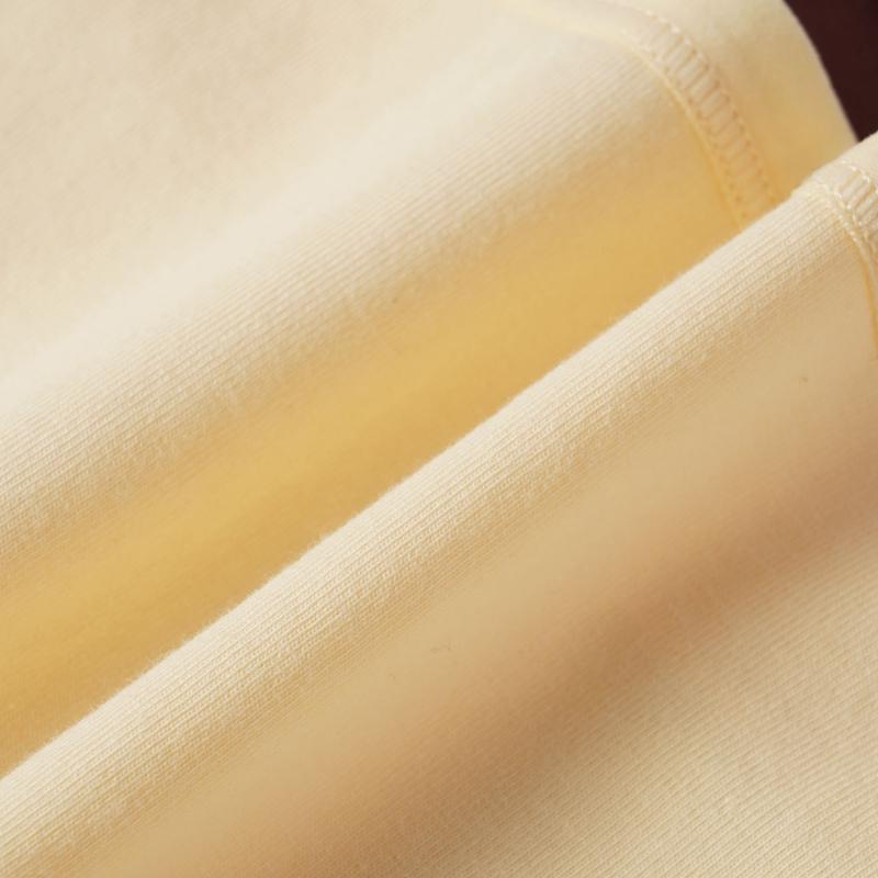 Women's Cotton Panties Middle Waist Solid Color Comfortable Breathable Underwear