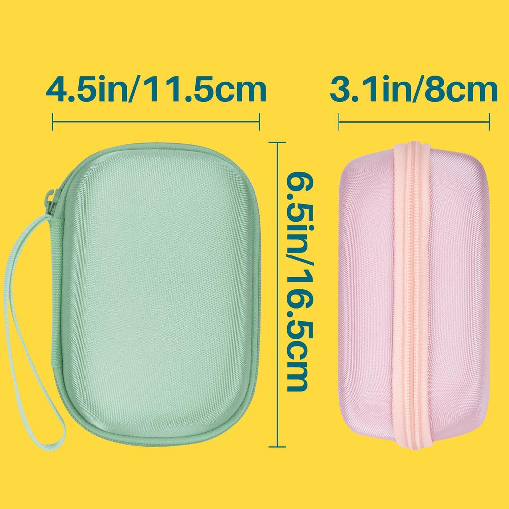 Lebakort Storage Case Compatible with Fujifilm Instax Mini Link3 Smartphone Printer (Rose Pink Case)