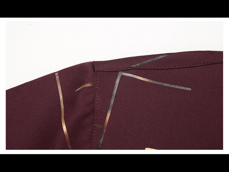 Middle-aged Men's Casual Trendy Short-Sleeve, Iron-Free Summer Shirt