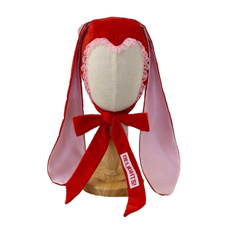 

Halloween Funny Hat for Girls Halloween Long Ears Hat Rabbit Warm Birthday Gifts