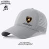 Adjustable Auto Emblems Baseball Cap Outdoor Sports Sun Visor Hat For Lamborghini Urus Huracan Aventador Premium Car Headrest gzhw7