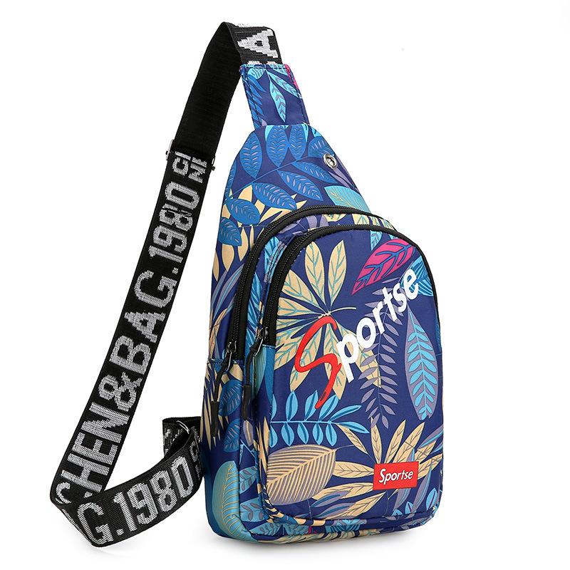 

Нагрудная сумка с принтом, сумка через плечо, модный спортивный рюкзак на грудь, трендовая сумка через плечо