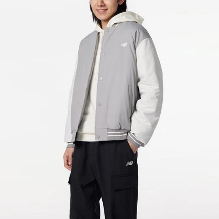 New Balance Puffer Jacket Men's Gray AMJ33332-TAG