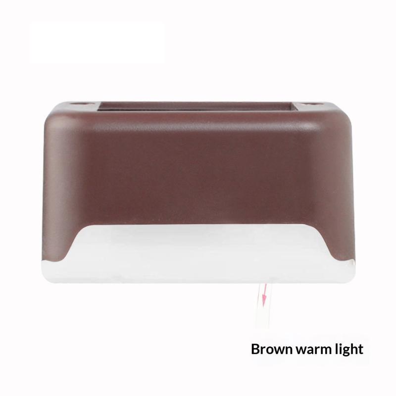 Outdoor Solar Stair Lights Led Waterproof For Garden Yard Railing Fence Lights Enhances Night Safety And Atmosphere 1Pc
