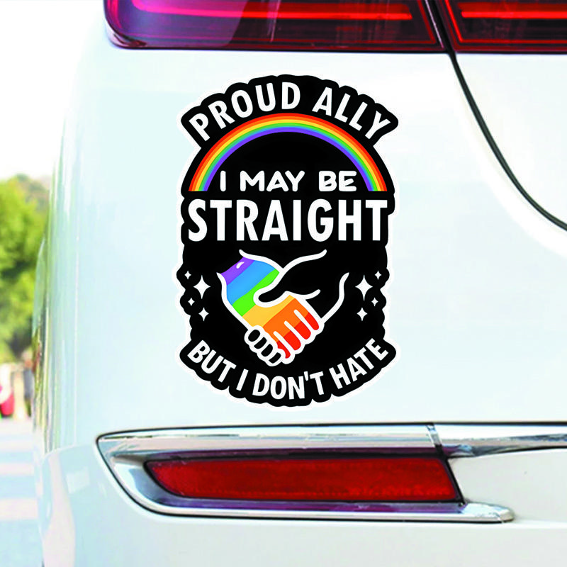 

DS33 # 10,5x15 см Proud Ally Creative Вінілова водонепроникна наклейка для автомобіля, ноутбука, вікна на стіні, бампера 10.5x15cm