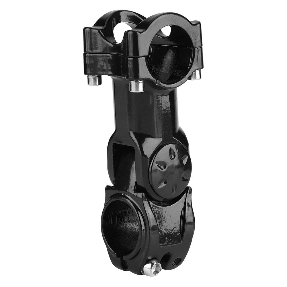 Bike Stem, Angle Aluminum Alloy Handlebar Extender Stem for 31.8mm Handlebars 28.6mm Fork for Mountain Biking Commuting Leisure Rides