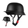 Motorcycle Helmet German Leather Style Pilot Motorcycle Open Face Retro Half Helmet Cruise Chopper Biker DOT Certification S-XXL