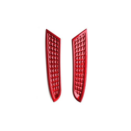 

2PCS Carbon Fiber Red Black Taillight Trim Covers Frame Trim For Kia EV6 2026-2026 Exterior Accessories червоний