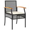 VidaXL 9-Piece Garden Dining Set with Cushions, Patio Table and Chairs, Patio Furniture, Outdoor Furniture, 3213609