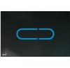 Flush Button Alcaplast Glass Black Night Light-1