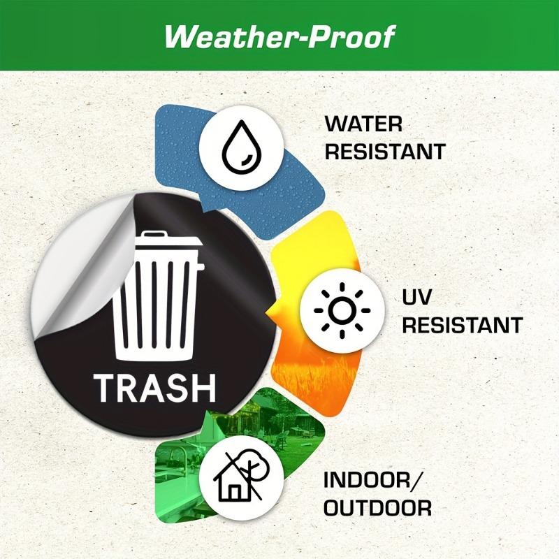 Recycling garbage classification stickers