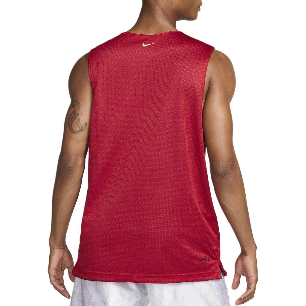 Nike Dri-FIT Standard Issue Reversible Sports Sweat-Wicking Quick-Dry Breathable V-Neck Sleeveless Basketball Jersey Men jersey FZ0934-475