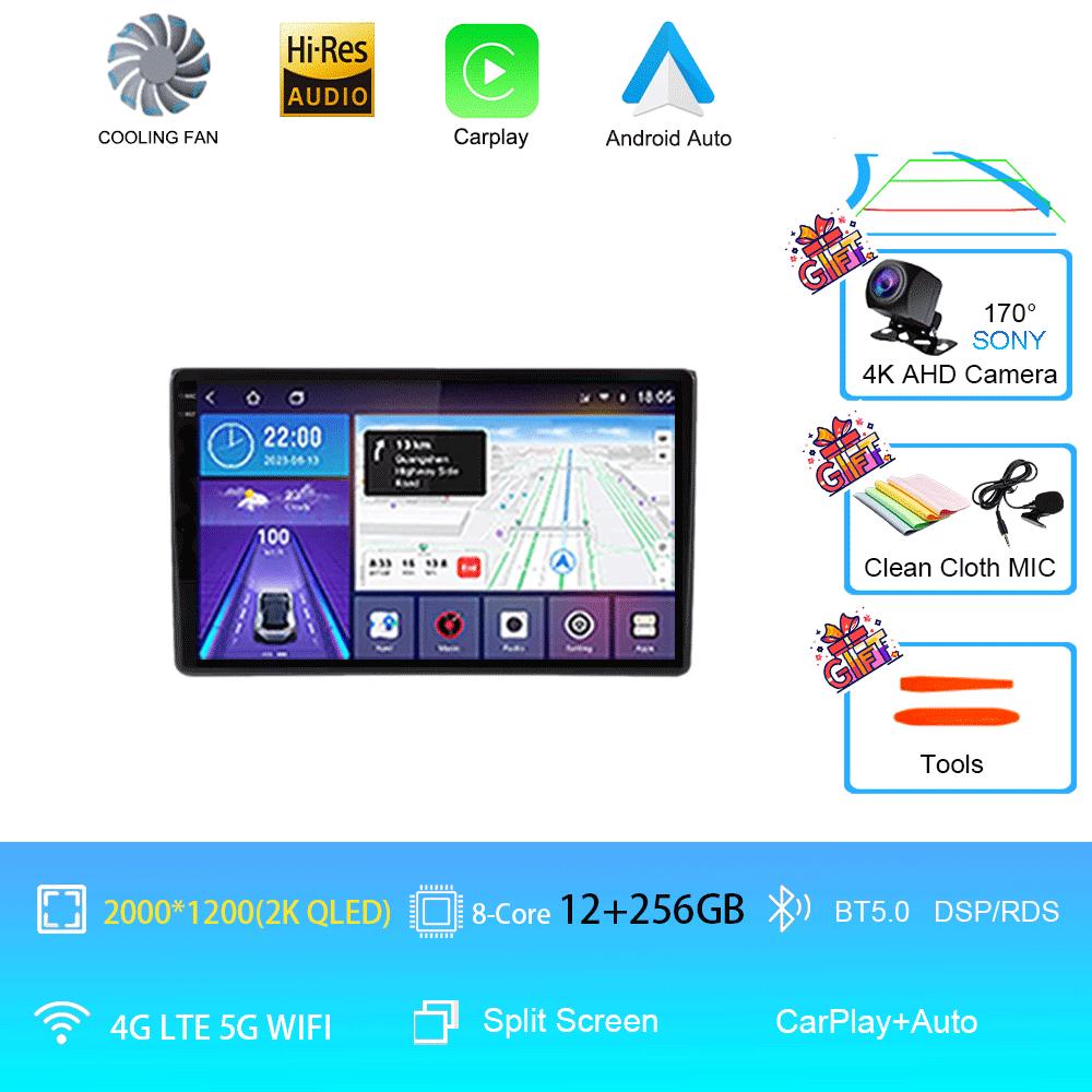 Android 14 For Wuling Hongguang 2025 Car Radio Wireless Carplay Multimedia GPS Player Head Unit No 2 Din 2din Dvd