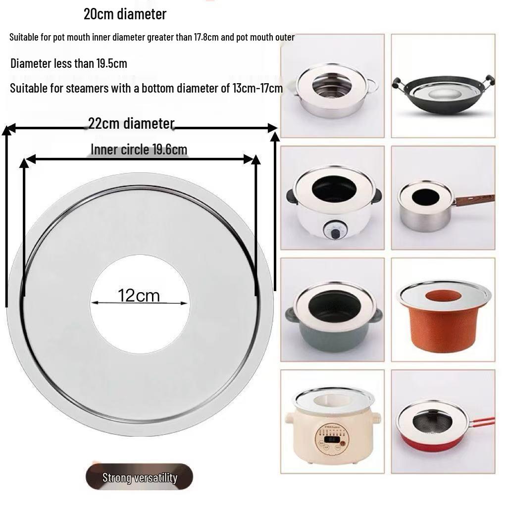 Bamboo Steamer Thickened Steaming Sheet for Wok, Milk Pot, Casserole, and Soup Pot