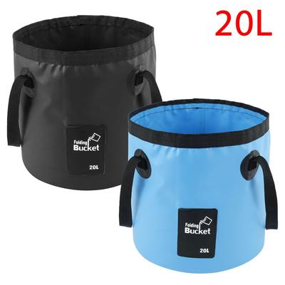20L Tragbare Faltbare Eimer Outdoor Camping Angeln Reise Wasser Lagerung Tasche Wasserdichte Wasser Taschen Angeln Zubehör Liefert