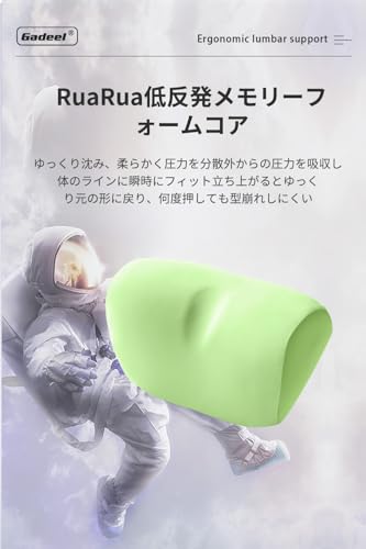 Gadeel Car Headrest Neck Pad with Memory Foam and Breathable Memory Cotton, Easy Installation, Washable, Adjustable, Reduces Fatigue Even During Long