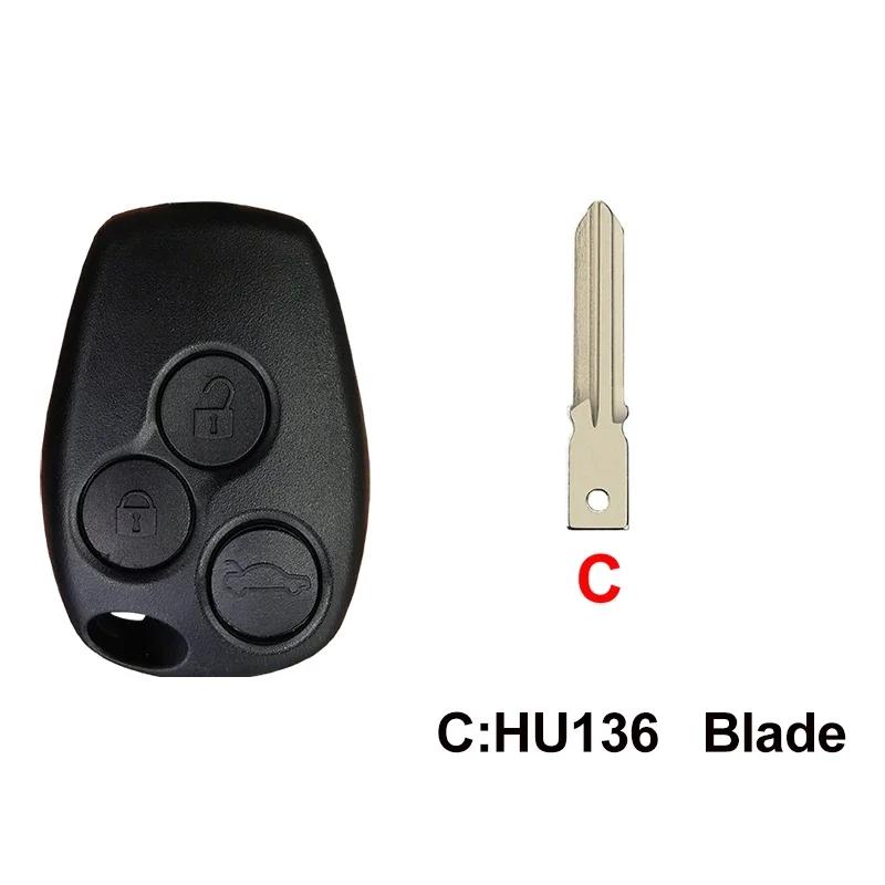 Superkey Replacement Remote Key Shell Case For Renault Clio Modus Kangoo Master Vauxhall Twingo Vivaro Primastar Logan Sandero