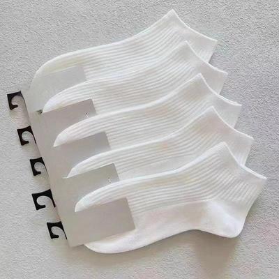 5 Paare/Pack Söckchen Damen Baumwolle Unsichtbare Schweißabsorbierende Mädchen Low Tube Bootssocken