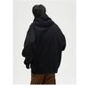 Felpe con cappuccio a collo alto Autunnali Ninja Streetwear per Uomo Felpe Hip Hop Moda Ricamo Lettere Felpa in Pile Vintage Y2K