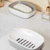 Plastic Soap Box Double-Layer Soap Storage Holder Portable Draining Soap Shelf  Home Bathroom