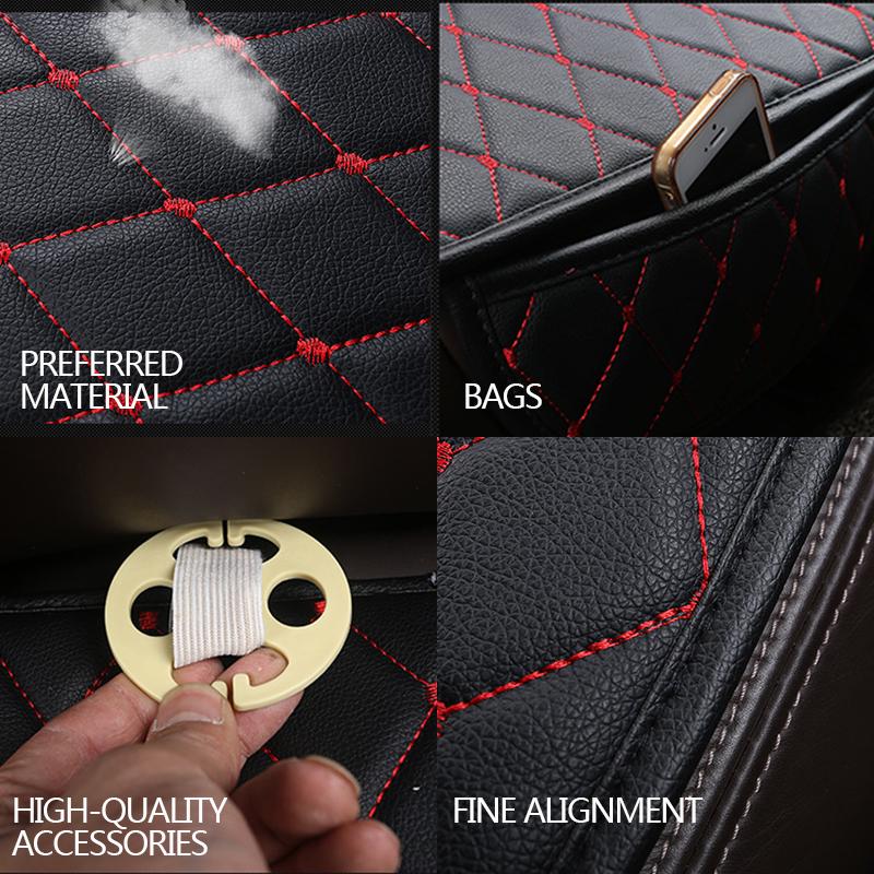 Universal Car Seat Cover PU Leather Cars Seat Cushion Full Set Pad Mat Protector Automobiles Rear Front Seat Covers Car Styling