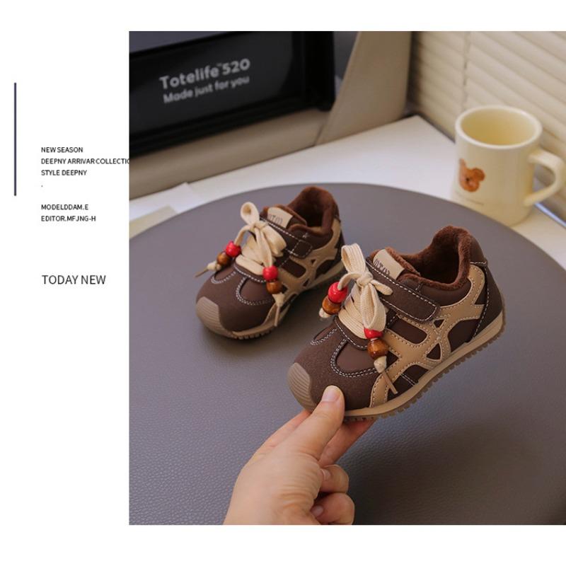 Jungen Fleece-Sneaker Winter Neu 1-3-6 Jahre Kinder Zwei Baumwolle Forrest Gump Schuhe Kindergarten Baby Warme Schuhe