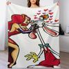 Roger Rabbit Decke Warme Kuscheldecke Geschenk für Jahrestag