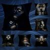 Black Skin Golden Makeup Throw Pillow Case For 45*45cm,55*55cm,30*30cm For Home Bedroom Decoration And Protector