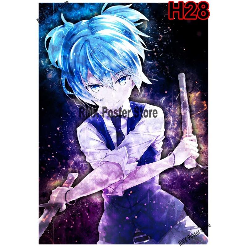 

Классический постер с аниме «Убийство в классе», белая мелованная бумага, художественные печатные ретро-плакаты, домашний декор для комнаты, бара, наклейки на стену 30x21cm