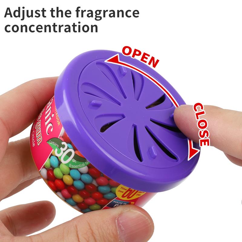 Best-selling Wooden Block Canned Car Aromatherapy, Car Fragrance Paste, Deodorizing Air Freshener, High-end Solid Perfume