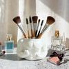 Creative Muscle Man Makeup Brush Cylinder Home Storage Ornament Office Desktop Decoration Makeup Brush Organizer Souvenir Gift