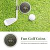 1 Stück Over Par Old Bastards Golfmünze Lustige Golf-Herausforderungsmünze Lebenslange Golfschläger-Mitgliedermünzen Lustige Geschenke für Golfliebhaber