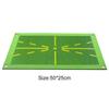 Golf Training Mat Kit for Swing Path Feedback Detection Correcting Hitting Posture Golf Practice Mat Advanced Guides Aid Pad