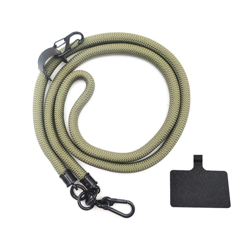 120cm Phone Lanyard Adjustable Outdoor Universal Case Crossbody Shoulder Card Neck Cord Clip Hang Anti-lost Wrist Strap