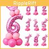 Premium 32" Number Foil Balloon Set For Stunning Birthday And Party Decor