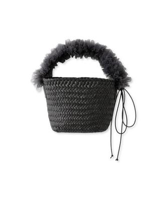 [Snidel] Sac en Tulle Tressé à Une Poignée