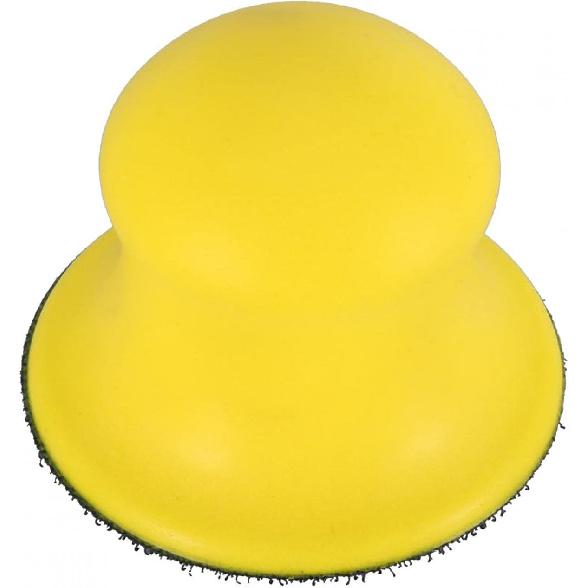 Round Hand Sanding Blocks 2/3/4/5inch Hook & Loop Foam Hand Sanding Pad Block Dust (3 Inch)