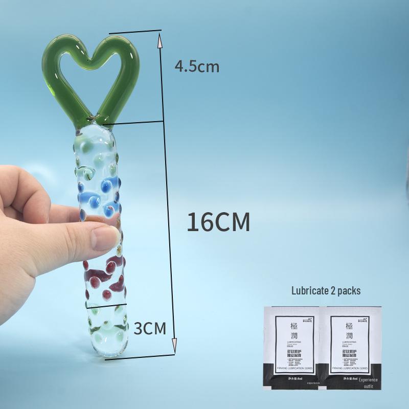 Crystal Glass Anal Toy with G-Spot Stimulation & Beads – Unisex Pleasure