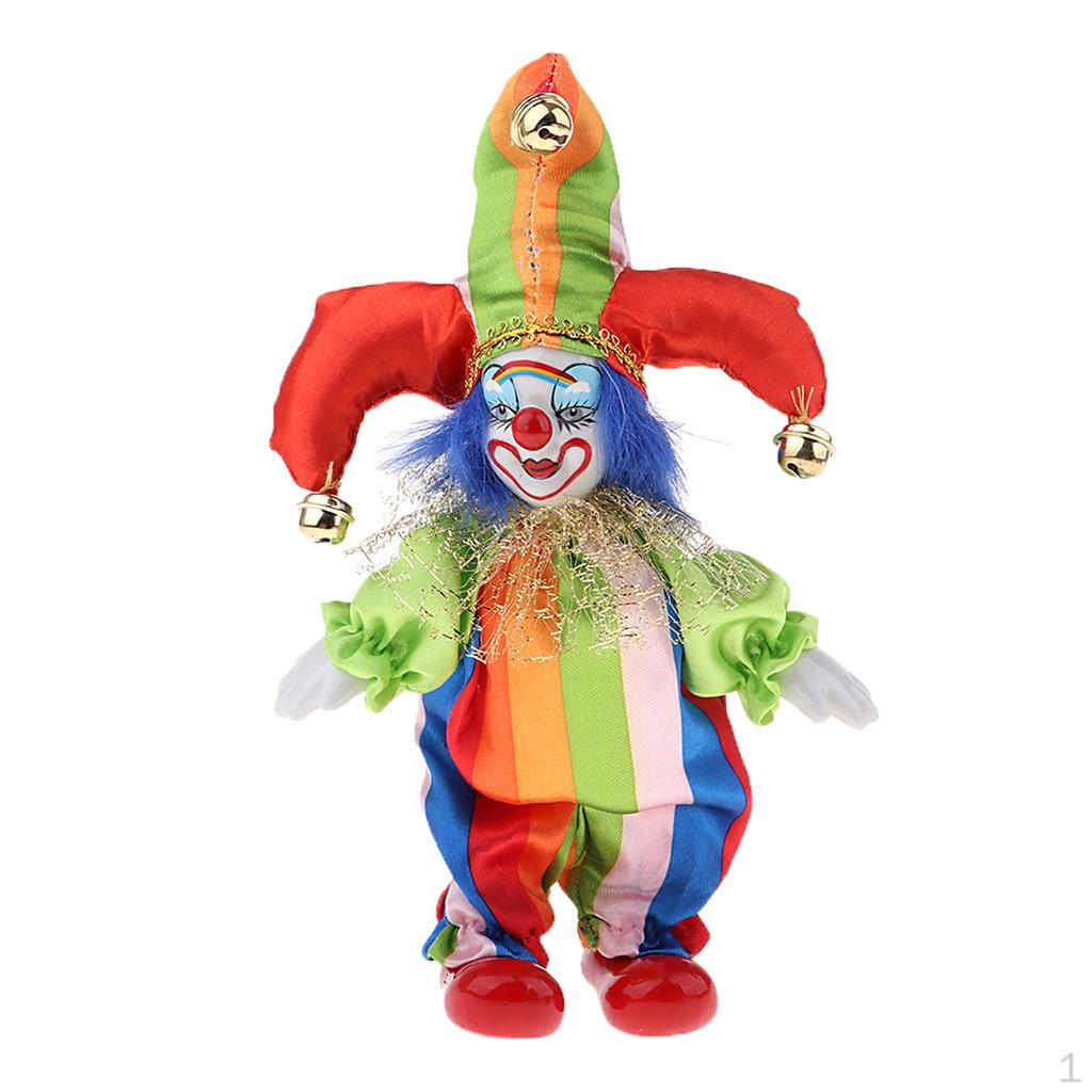 

Clown Mann 6inch in Der Bunten Kleidungs Gesetzte Abbildung