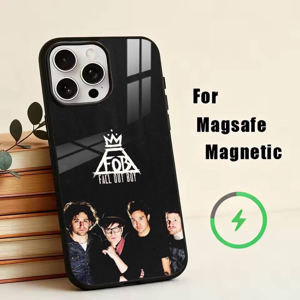 Boy-Fall Out Boy Phone Case For iPhone17,16,15,14,13,12,11 Plus,Pro Magnetic For Magsafe Wireless Charging